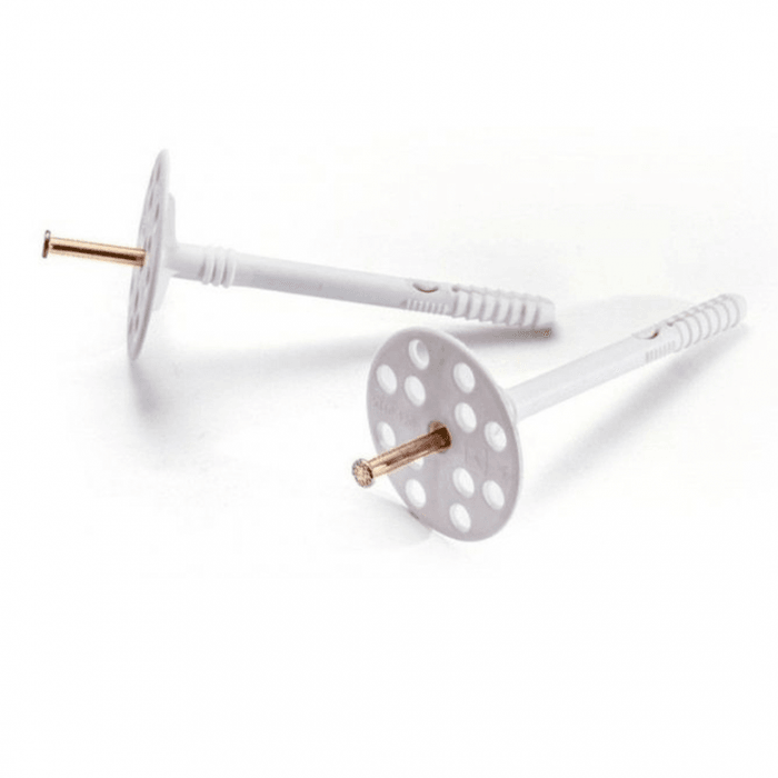 Дюбель для утеплителя с металлическим гвоздем 10х90 мм