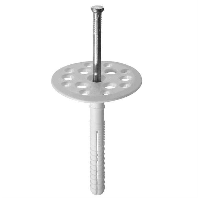 Дюбель для утеплителя с металлическим гвоздем 10х200 мм